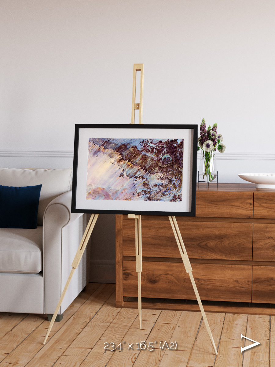 Storm and Stillness, Gweni-Fada Framed & Mounted Print