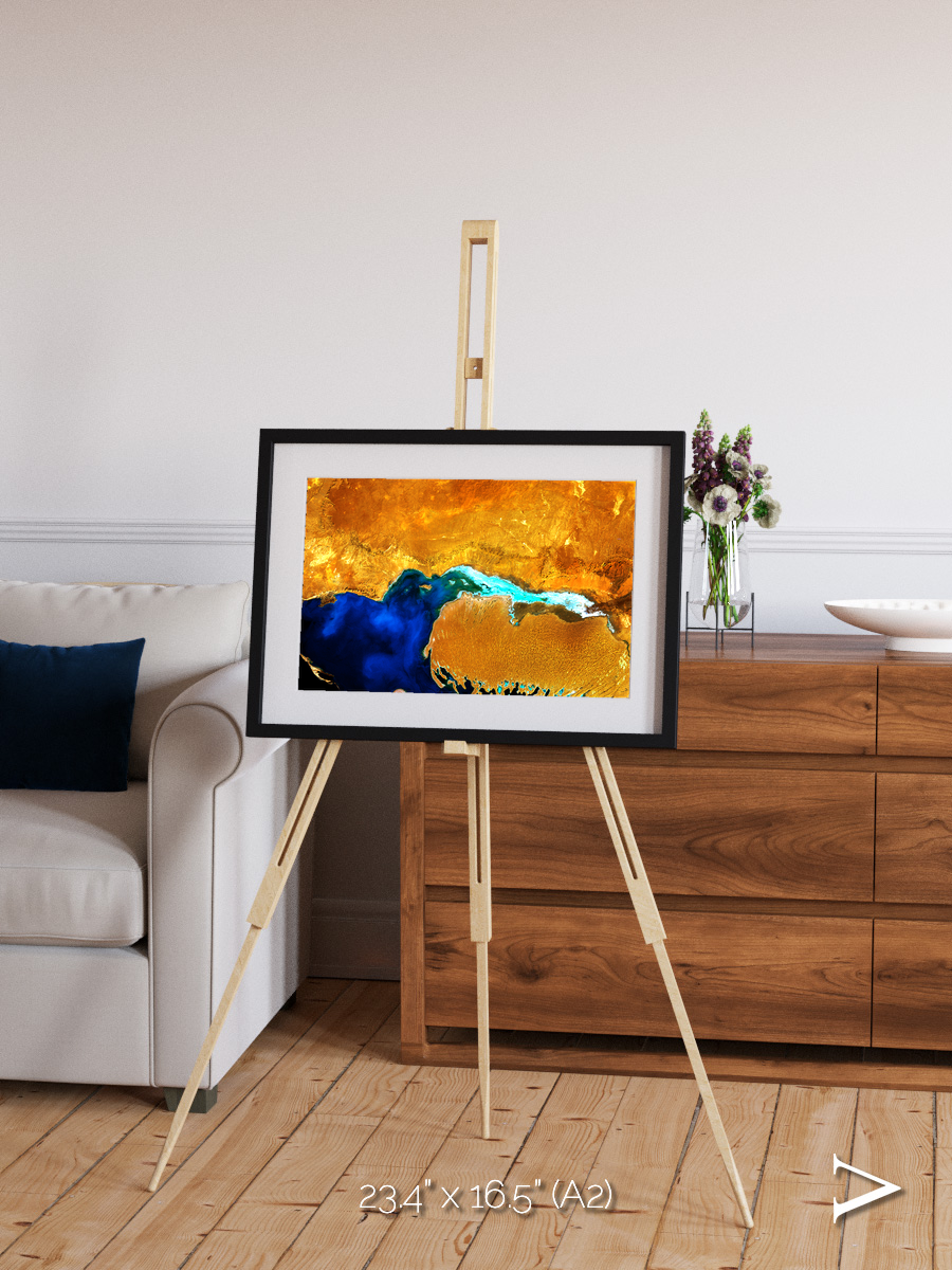 Coastal Phantom, Dardzha Peninsula Framed & Mounted Print