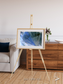 Sunlit Dunes, Alluvial Fan Framed & Mounted Print