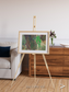 Channel Lines, Barreal Blanco Framed & Mounted Print
