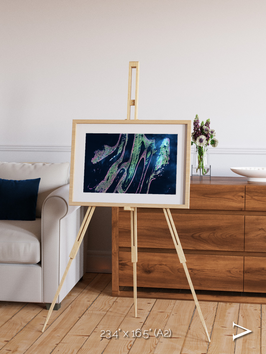 Painted Archipelago, Belcher Islands Framed & Mounted Print