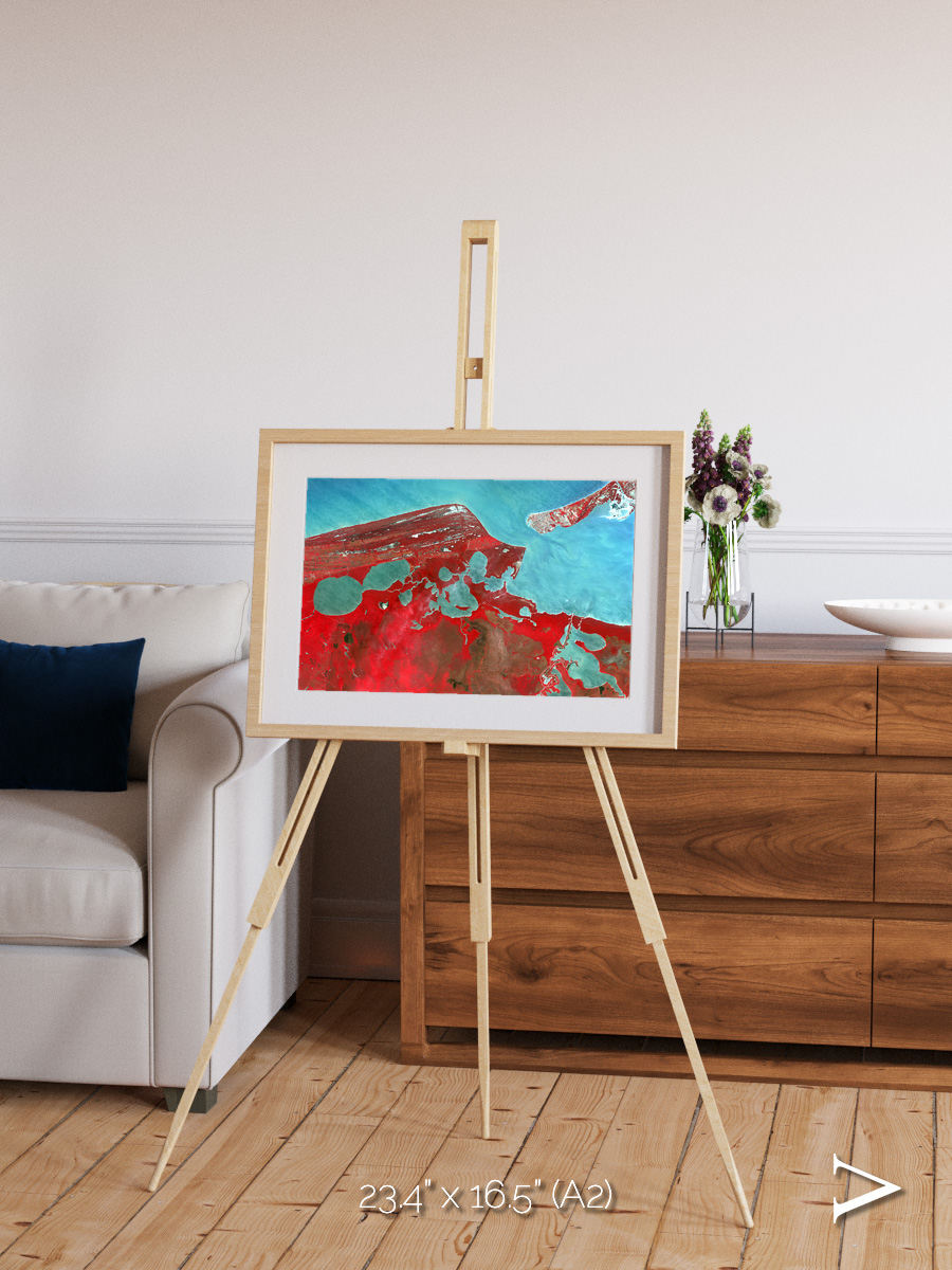 Remote Shores, Campeche Framed & Mounted Print