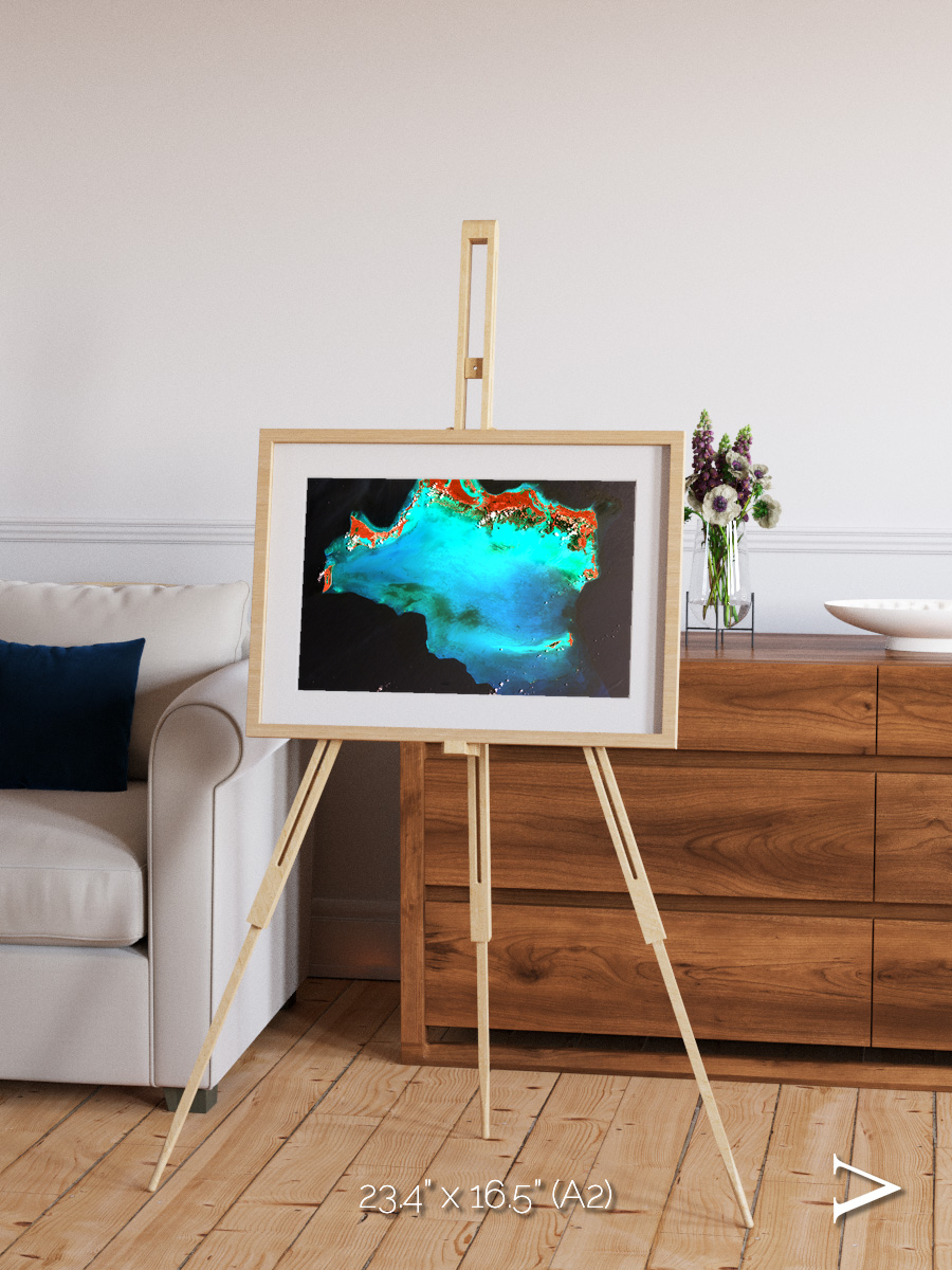 Arctic Outpost, Caribbean Luxury Framed & Mounted Print