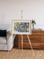 Lava Lines, Chilean Volcanoes Framed & Mounted Print