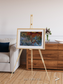 Geometric Fields, Eastern Kazakhstan Framed & Mounted Print