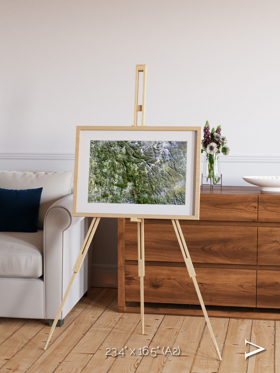 Earth in Colour, Namaqualand Framed & Mounted Print