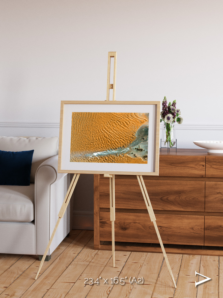 Sands in Motion, Namib Desert Framed & Mounted Print