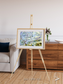 Islands in Blue, Niger River Framed & Mounted Print