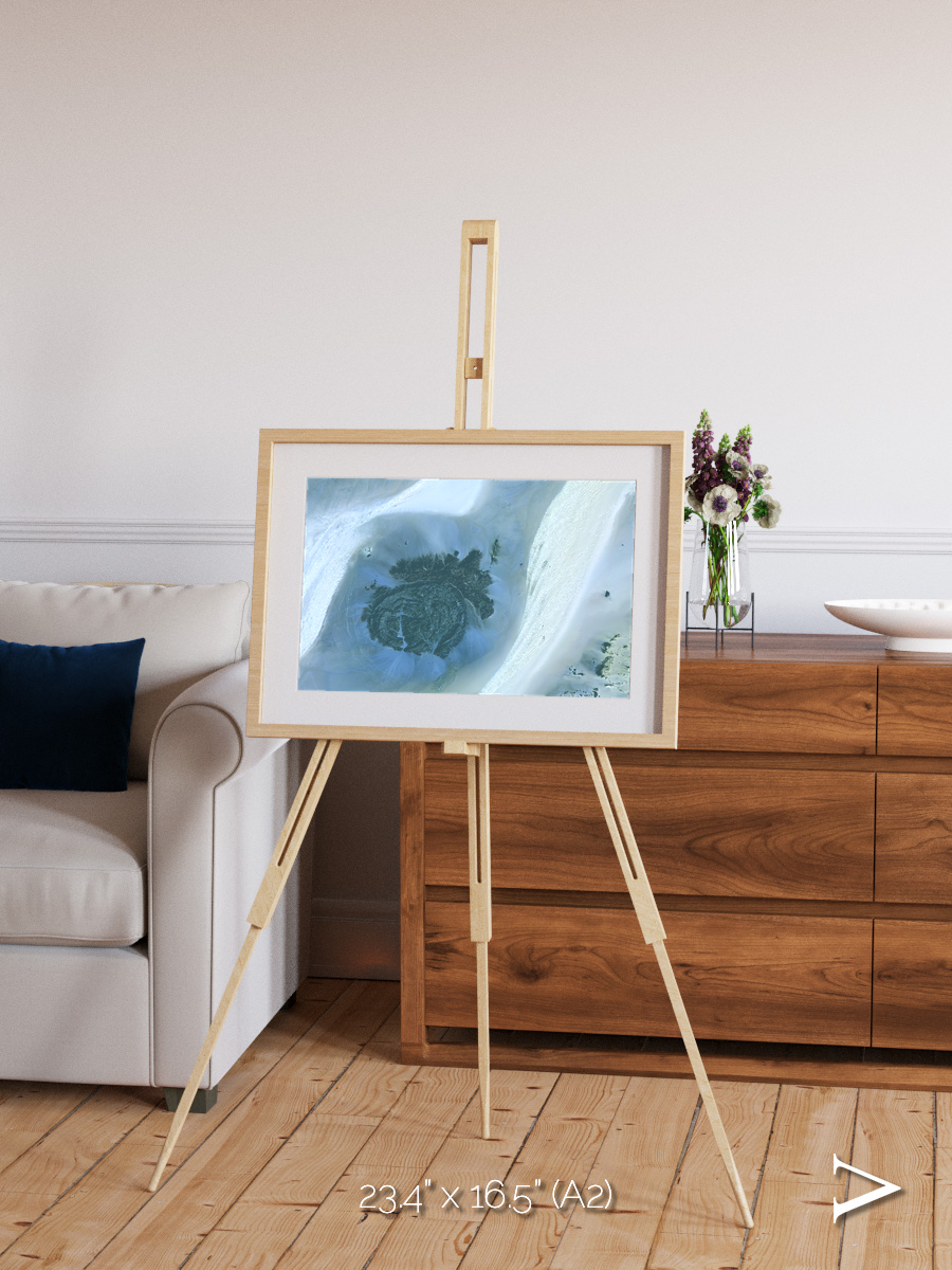Shifting Dunes, Sahara Desert Framed & Mounted Print