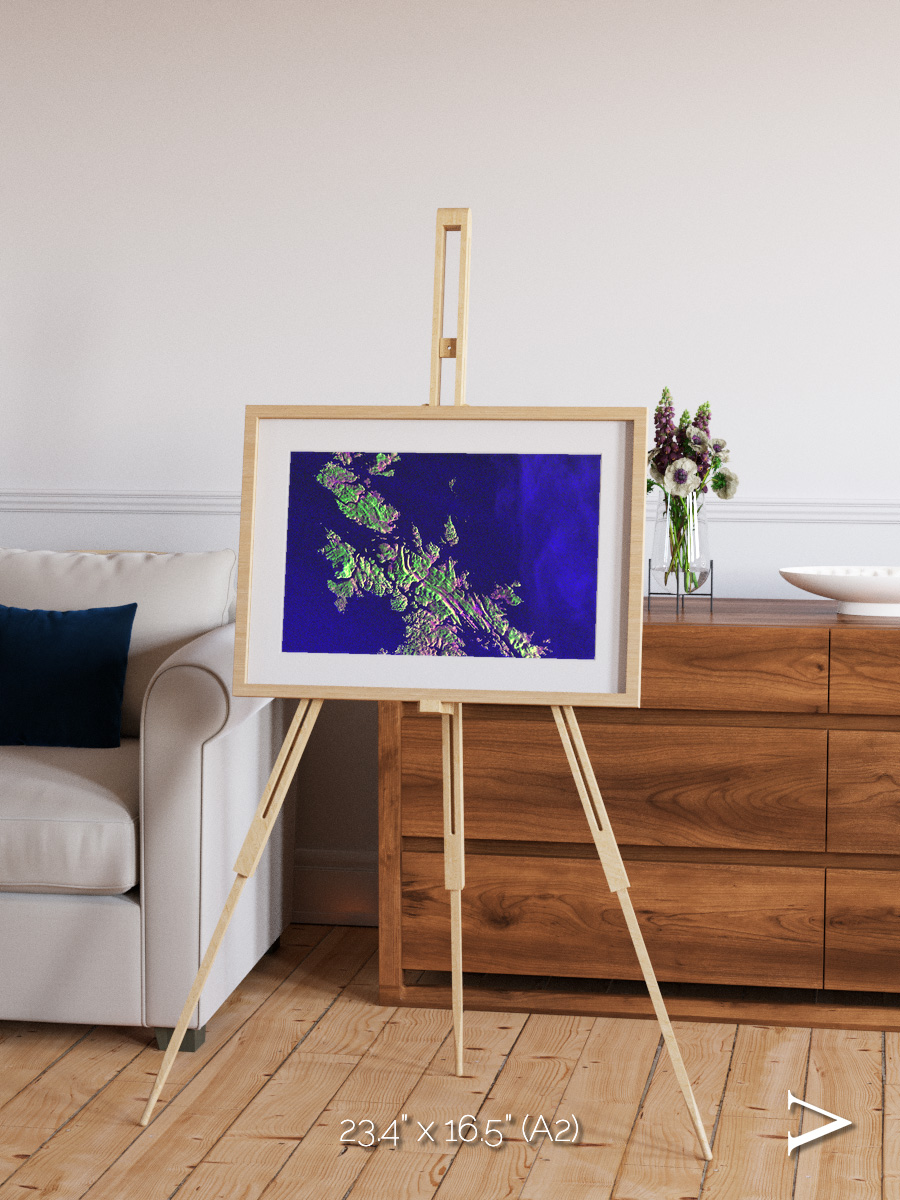 Remote Shores, Shetland Islands Framed & Mounted Print