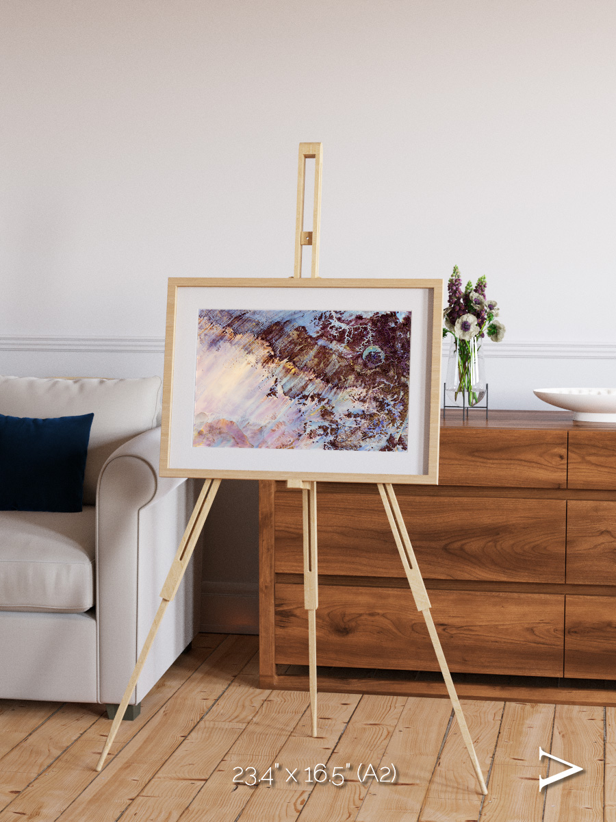 Storm and Stillness, Gweni-Fada Framed & Mounted Print