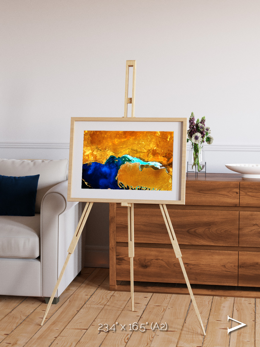 Coastal Phantom, Dardzha Peninsula Framed & Mounted Print