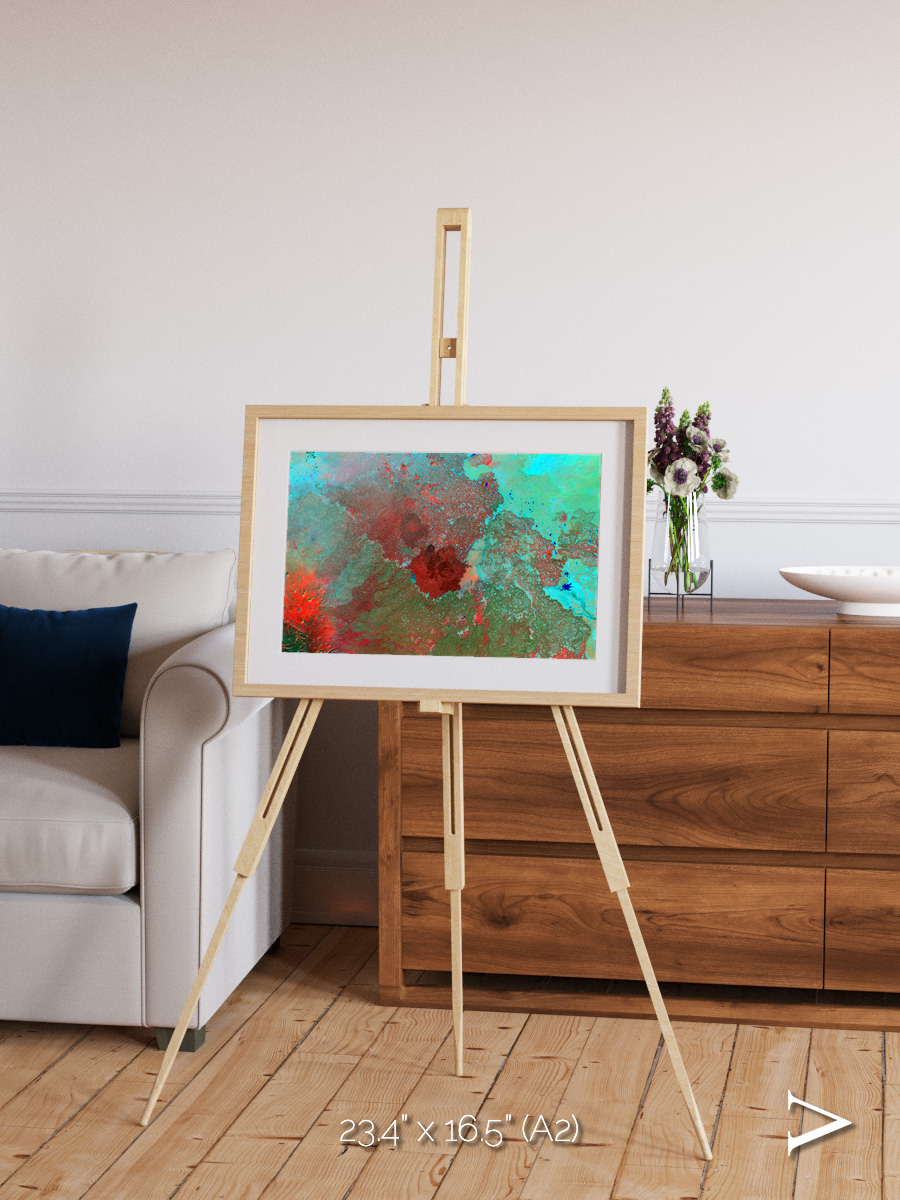 Shifting Dunes, The Syrian Desert Framed & Mounted Print