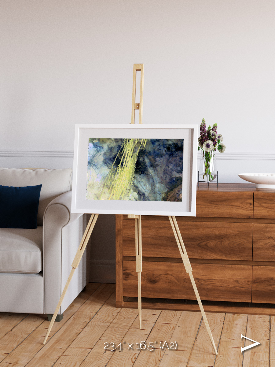 Shifting Sands, Algerian Abstract Framed & Mounted Print