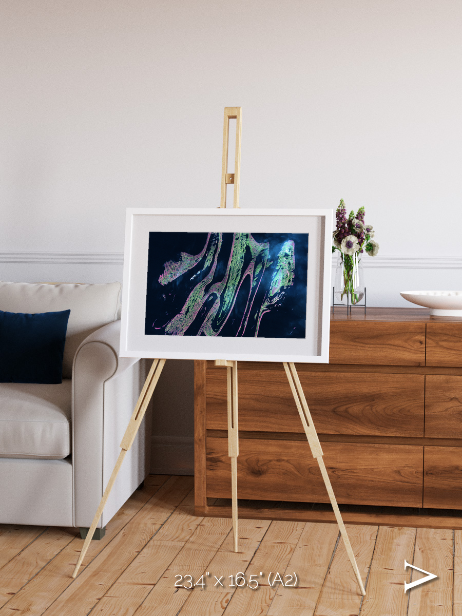 Painted Archipelago, Belcher Islands Framed & Mounted Print