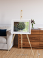 Windwritten Dunes, Brandberg Massif Framed & Mounted Print