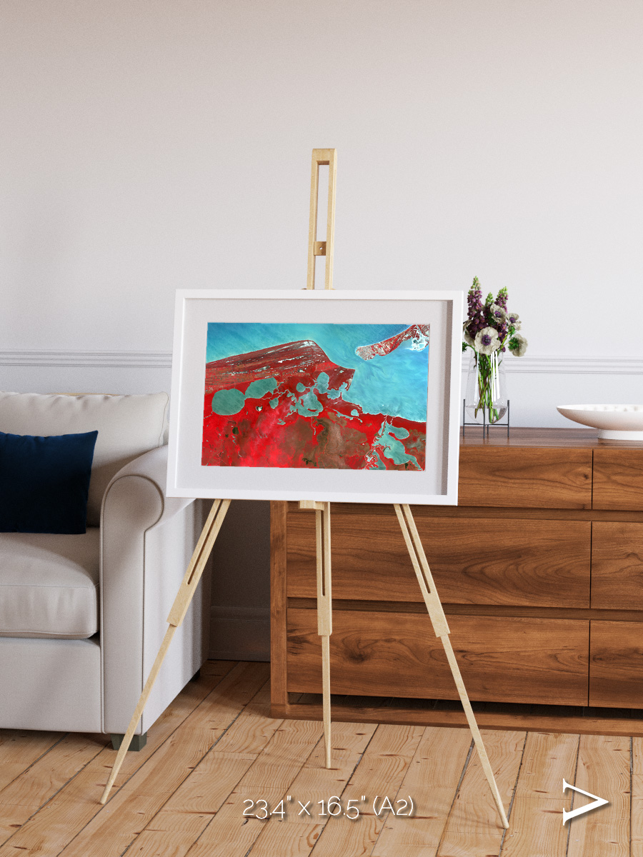 Remote Shores, Campeche Framed & Mounted Print