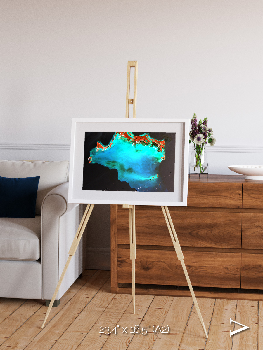 Arctic Outpost, Caribbean Luxury Framed & Mounted Print