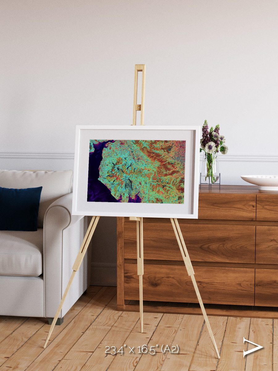 Polar Flow, Lake District Framed & Mounted Print
