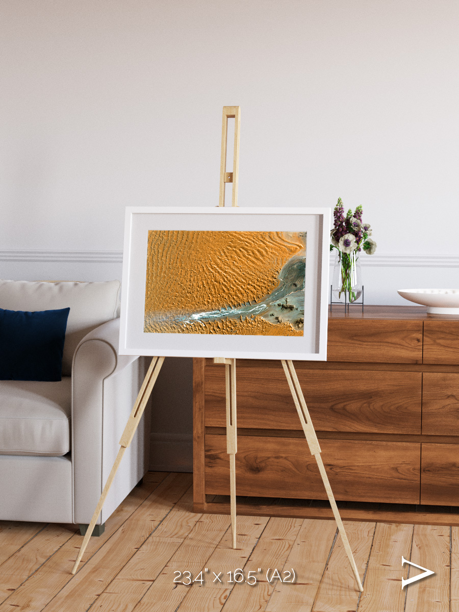 Sands in Motion, Namib Desert Framed & Mounted Print