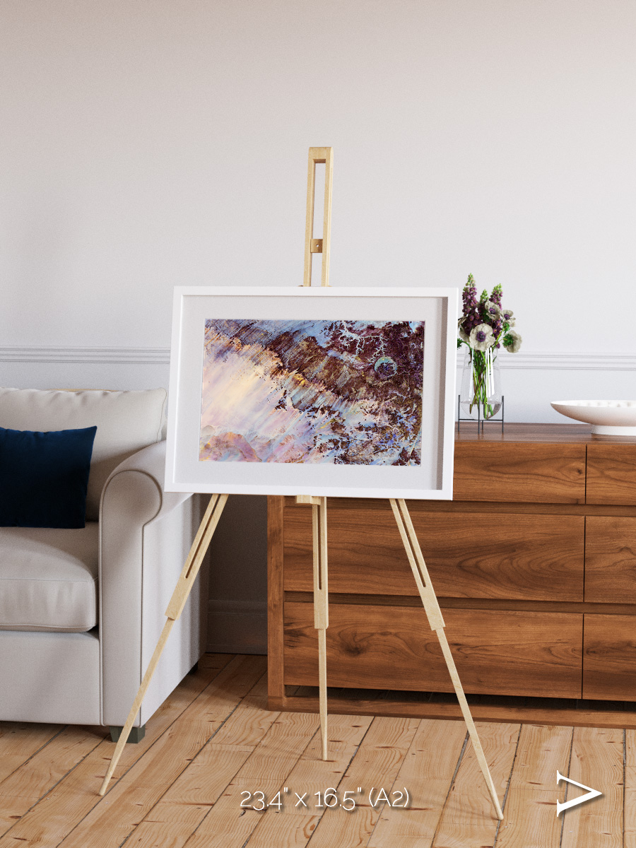 Storm and Stillness, Gweni-Fada Framed & Mounted Print