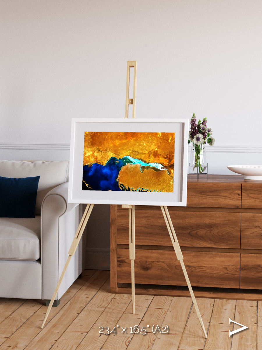 Coastal Phantom, Dardzha Peninsula Framed & Mounted Print