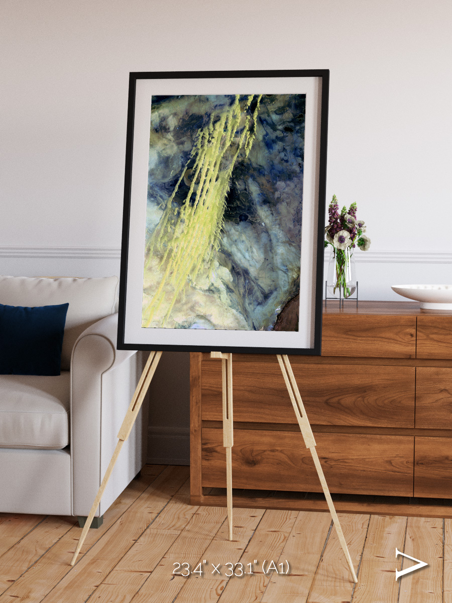 Shifting Sands, Algerian Abstract Framed & Mounted Print