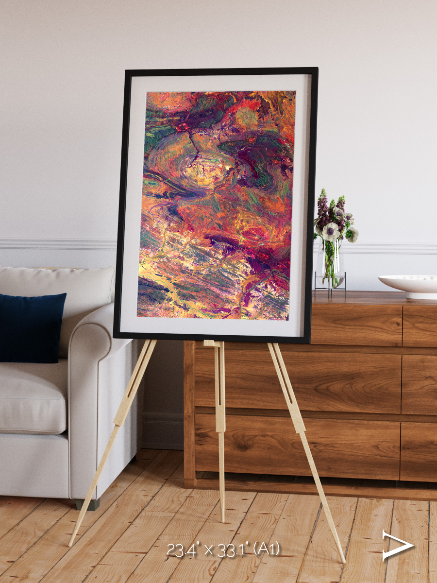 Rock and Ore, Hamersley Framed & Mounted Print