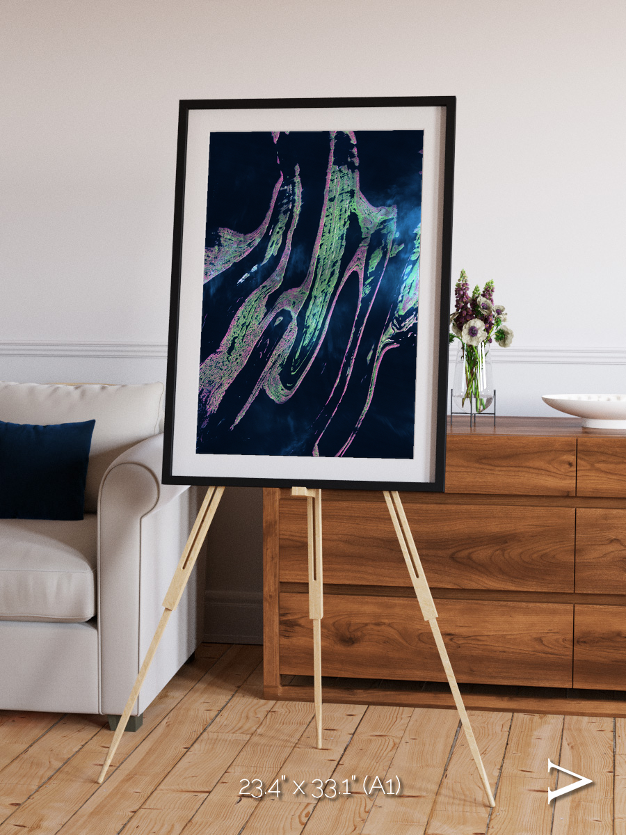 Painted Archipelago, Belcher Islands Framed & Mounted Print