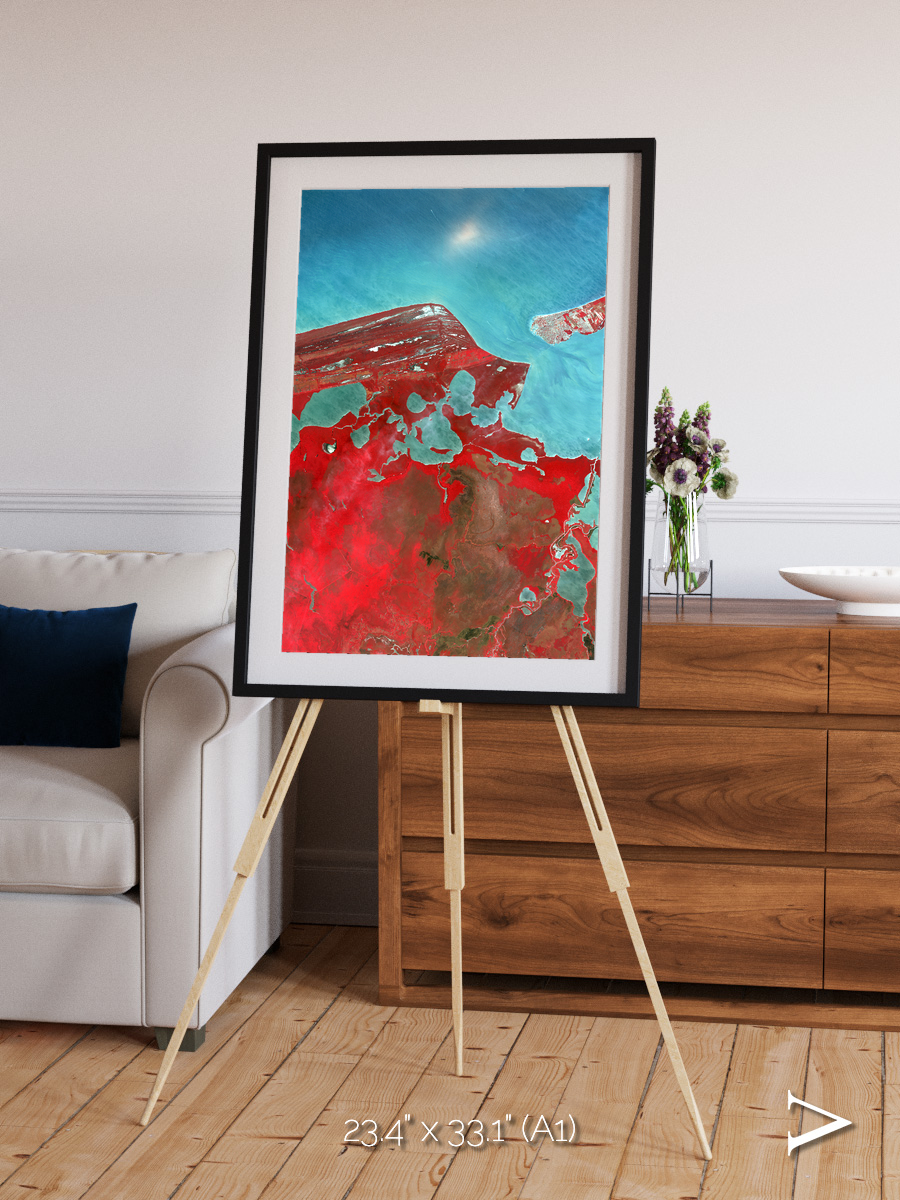 Remote Shores, Campeche Framed & Mounted Print