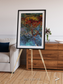 Geometric Fields, Eastern Kazakhstan Framed & Mounted Print