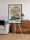 Saline Patterns, Dasht-e Kevir Framed & Mounted Print