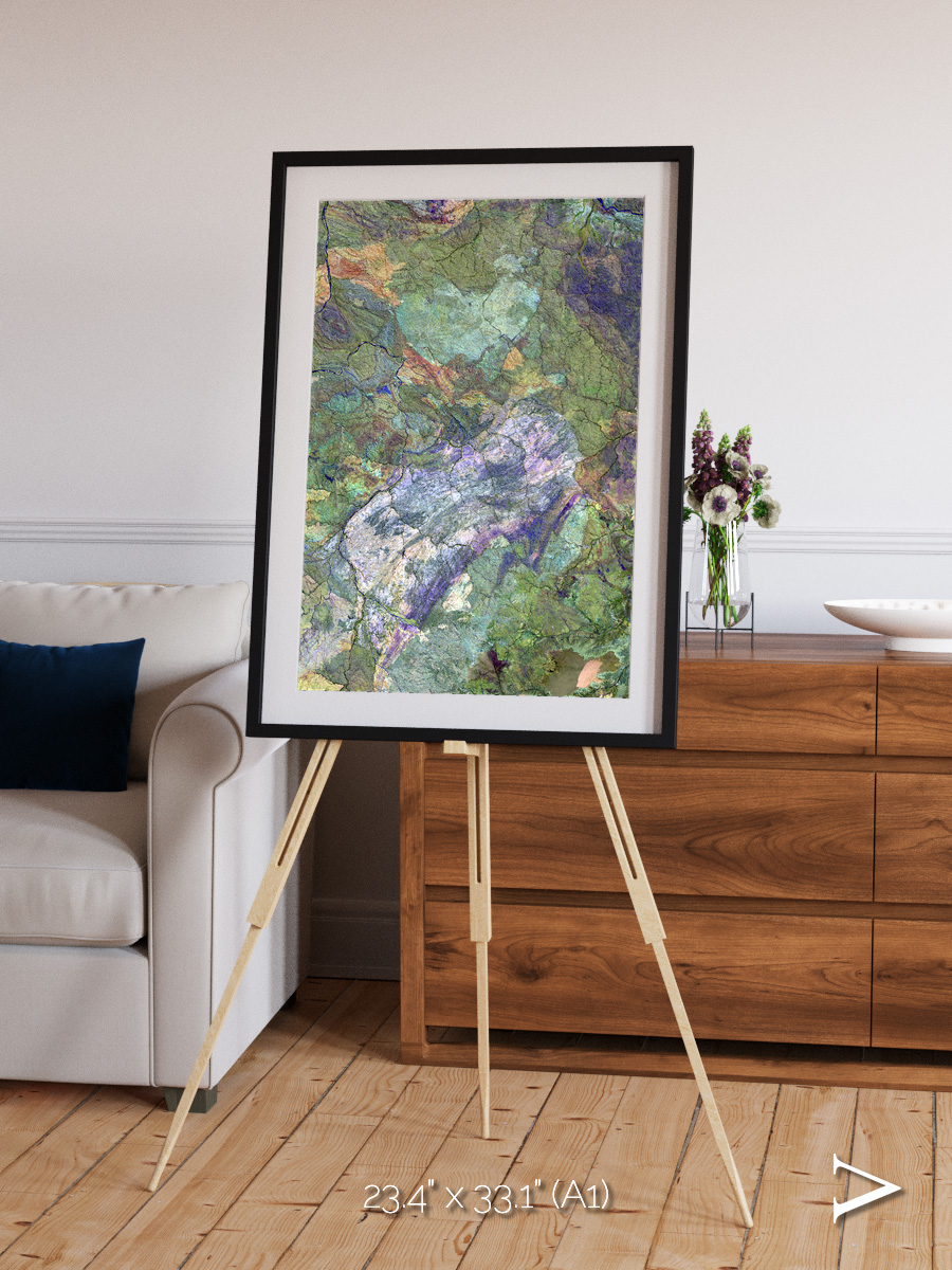 Sands in Motion, Great Sandy Desert Framed & Mounted Print