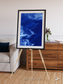Wind Signatures, Ice Stars Framed & Mounted Print