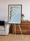 Wind Signatures, Karman Vortices Framed & Mounted Print