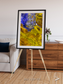 Saline Patterns, Lake Disappointment Framed & Mounted Print