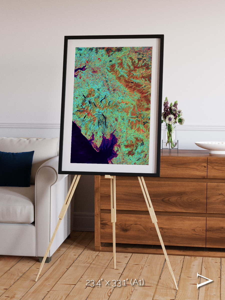 Polar Flow, Lake District Framed & Mounted Print