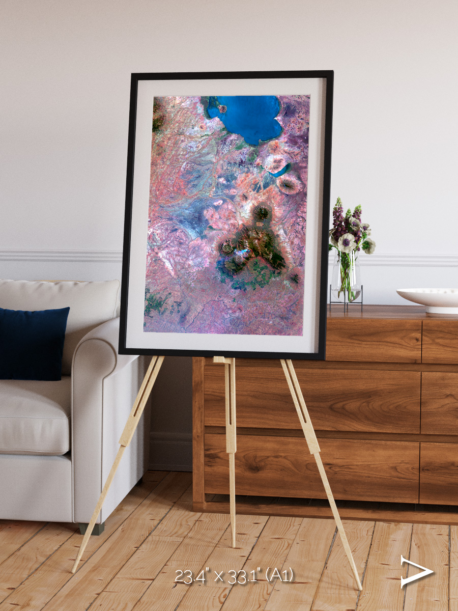 Highlands of Mulanje, Malawi Framed & Mounted Print