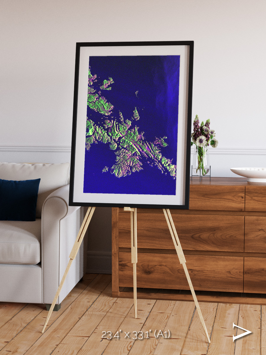 Remote Shores, Shetland Islands Framed & Mounted Print