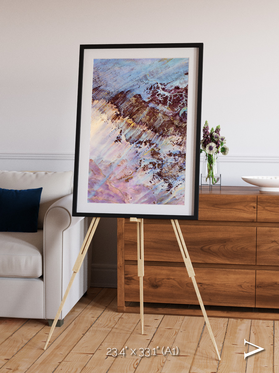 Storm and Stillness, Gweni-Fada Framed & Mounted Print