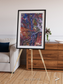 Geologic Tapestry, Asharah Fault Zone Framed & Mounted Print