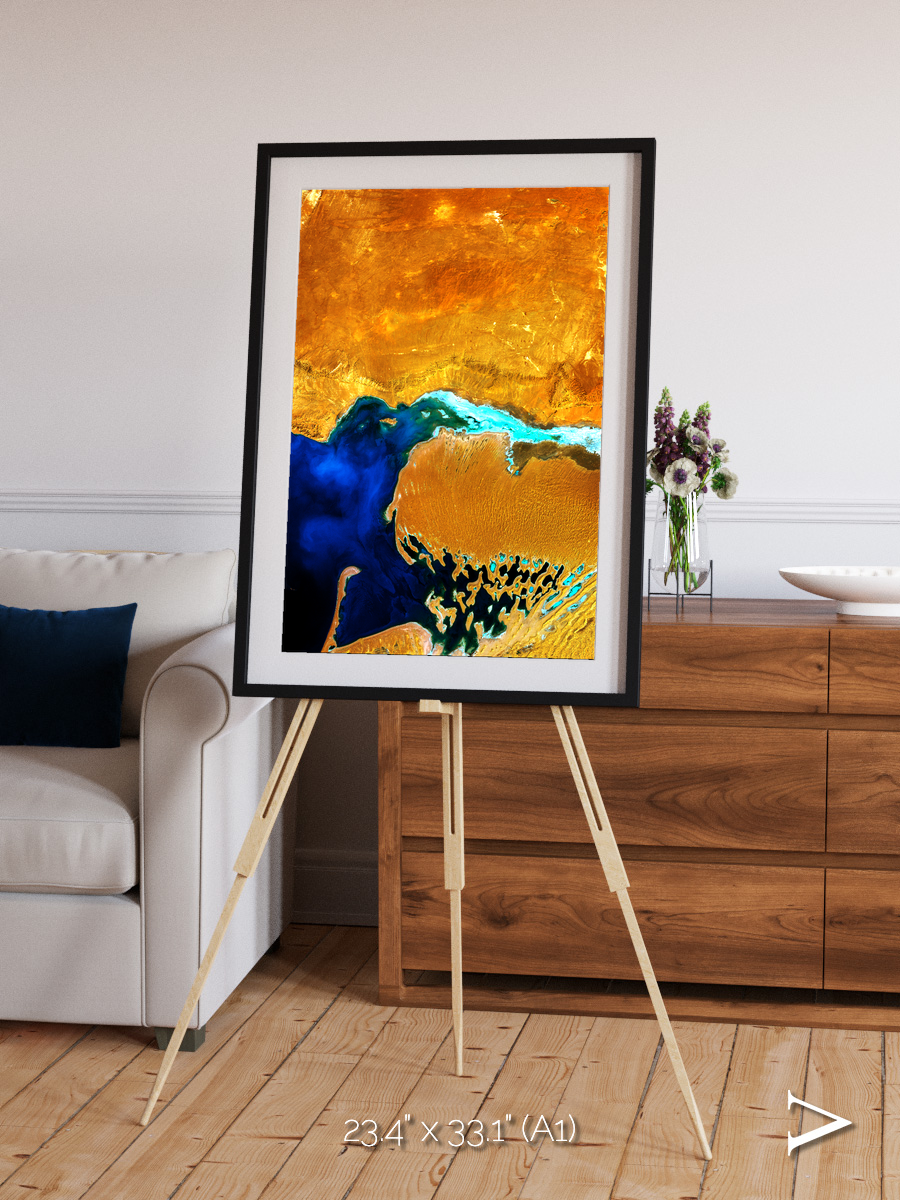 Coastal Phantom, Dardzha Peninsula Framed & Mounted Print