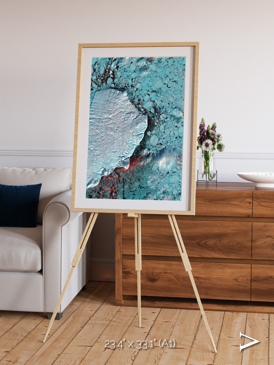 Island Sanctuary, Akpatok Island Framed & Mounted Print