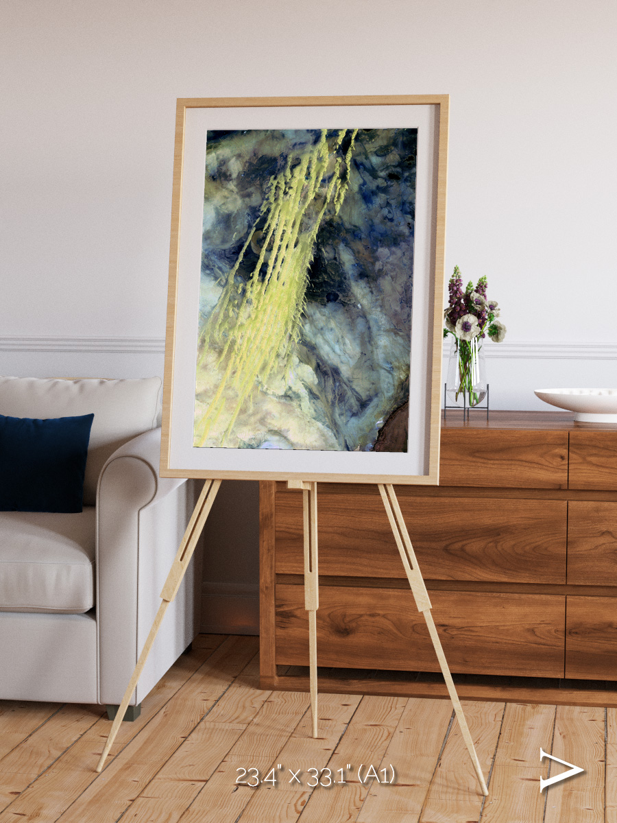 Shifting Sands, Algerian Abstract Framed & Mounted Print