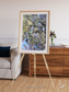 Lava Lines, Chilean Volcanoes Framed & Mounted Print
