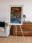 Geometric Fields, Eastern Kazakhstan Framed & Mounted Print