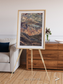 Volcanic Palette, Gosses Bluff Framed & Mounted Print