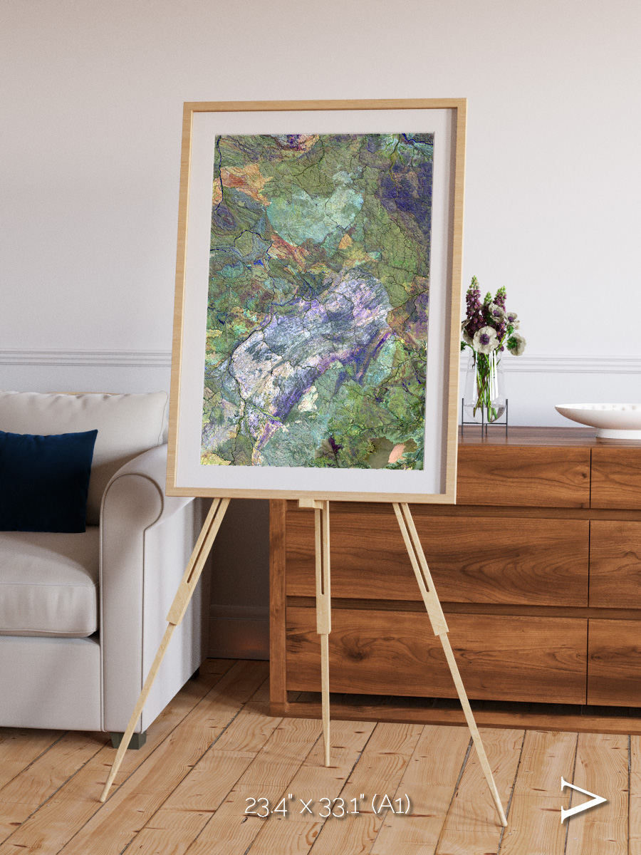 Sands in Motion, Great Sandy Desert Framed & Mounted Print