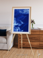 Wind Signatures, Ice Stars Framed & Mounted Print