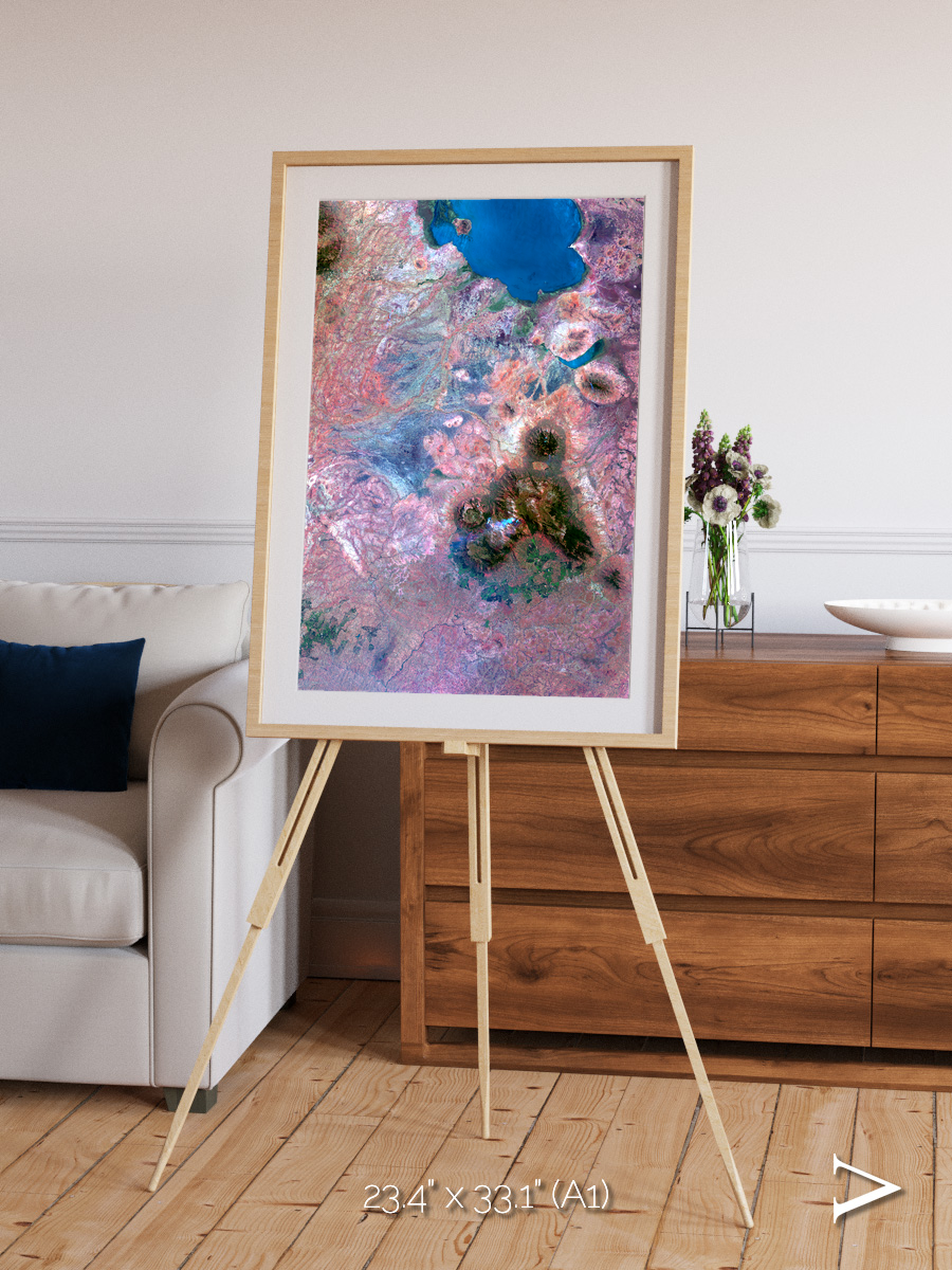 Highlands of Mulanje, Malawi Framed & Mounted Print